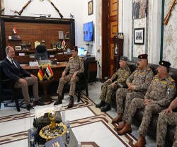 Iraq’s Chief of Staff Receives German Minister of State for Defense 