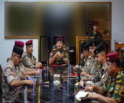 Iraq’s Deputy Chief of Staff for Training Inspects Chemical Weapons Units