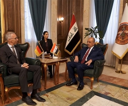 Iraq’s Minister of Defense Receives Chief of Staff of German Armed Forces 