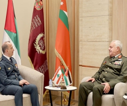 Jordanian, Lebanese Army Chiefs Discuss Military Cooperation in Amman