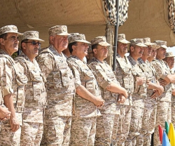 Jordanian Army Chief Attends “Security Fortress” Tactical Exercise