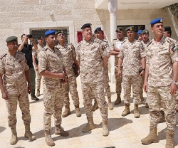 Jordanian Army Chief Inaugurates New Facilities in Northern Military Zone 