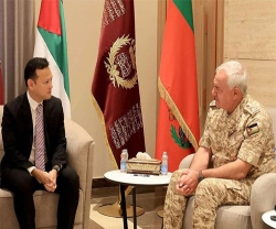 Jordanian Army Chief Receives Singaporean Senior Minister of State for Defence 