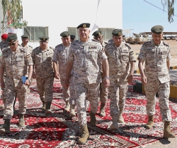 Jordanian Army Chief Visits Royal Field Air Defense Directorate