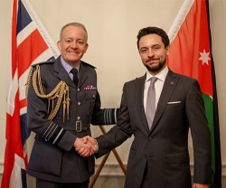 Jordanian Crown Prince Meets UK Chief of Defence Staff; Visits RAF Benson with Price William Jordanian Crown Prince Meets UK Chief of Defence Staff; Visits RAF Benson with Price William
