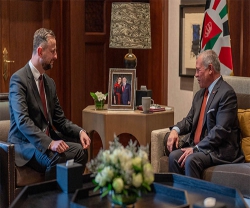 Jordanian King, Army Chief Receive Polish Minister of National Defence 
