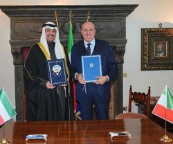 Kuwait, Italy Sign New Military Cooperation Agreement