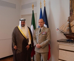 Kuwait’s Deputy Defense Minister Held Talks with Senior French Military Officials at Eurosatory 2026 