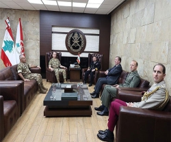 Lebanese Army Chief Receives Senior Middle East Advisor to UK’s Ministry of Defence 
