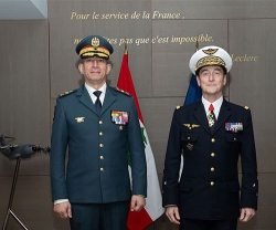 Lebanese Army Commander, French Counterpart Discuss Cooperation