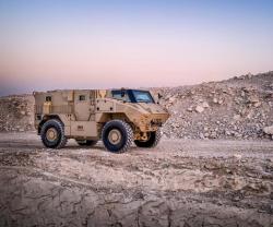 UAE’s NIMR Automotive Debuts Latest MRAP at IDEX