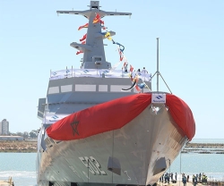 Navantia San Fernando Launches OPV for Royal Moroccan Navy