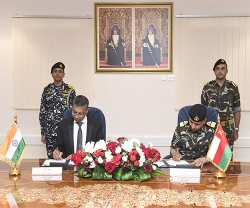 Oman, India Sign Renewal of Memorandum in Maritime Security Fields