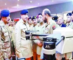 Pakistan’s Chief of Army Staff Launches POF’s Produced Ababeel Drones