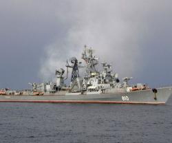 Russian Warships Conduct Anti-Sub Drills in Mediterranean 