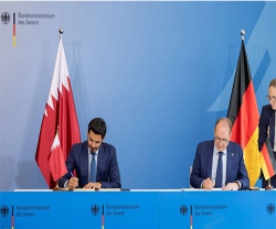 Qatar’s Interior Minister, German Counterpart Sign Security Cooperation, Training Agreement