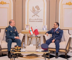 Qatar’s Minister of Defense, Chief of Staff Receive Commander of Lebanese Armed Forces