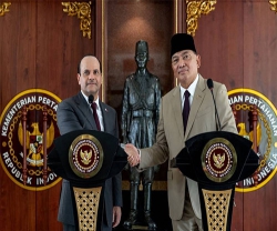Qatar’s Minister of State for Defence Affairs Meets Indonesian Defence Minister