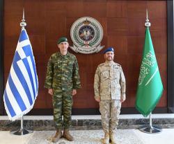 Saudi Chief of General Staff Receives Chief of Staff of Greek National Defence