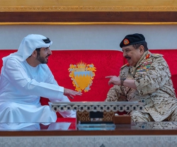 UAE Defence Minister Witnesses ‘Bahrain Shield’ Joint Military Exercise