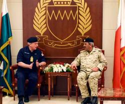 Bahrain’s Chief Commander Receives UK’s Naval Chief