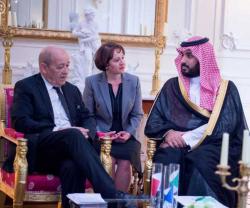 Saudi Defense Minister Meets French Counterpart