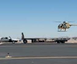 Thales-Boeing 1 Ton Class UAV Landing