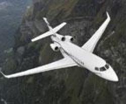 Dassault Falcon Business Jets at Abu Dhabi Air Expo 2012