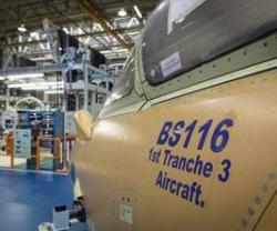 Roll off of 1st Typhoon Tranche 3 Front Fuselage