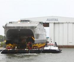 Austal Launches 2nd Joint High Speed Vessel (JHSV2)