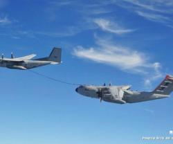 A400M Simulates Refueling from C-160 Transall