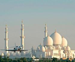 Dassault Falcon at the Abu Dhabi Air Expo 2013