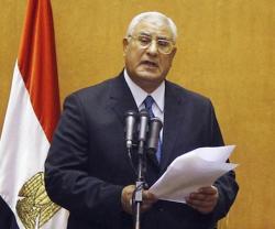 Egypt’s Interim Leader Vows “Battle for Security”