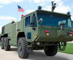 Oshkosh Unveils New P-19R ARFF at Modern Day Marine