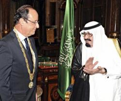 French President, Saudi King Discuss Regional Issues