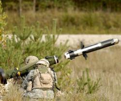 Lockheed Martin Fires Javelin Missile From Turret