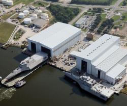 Austal Launches Montgomery Litoral Combat Ship (LCS 8)