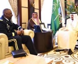 Saudi Crown Prince Receives Chief of US Central Command