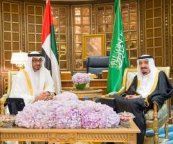 Saudi King, Abu Dhabi Crown Prince Discuss Regional Issues