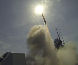 FREMM Aquitaine Fires Naval Cruise Missile