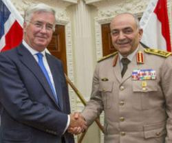 Egypt’s Armed Forces Chief Meets UK Defence Secretary