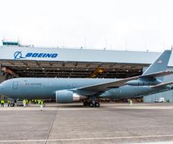 Boeing, US Air Force KC-46A Tanker Completes First Flight