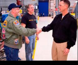 Chief of US Naval Operations Visits Boeing Defense