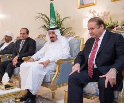 Saudi King Receives Leaders Attending North Thunder Closing Maneuver