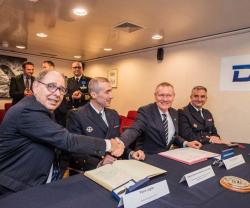 DCNS Delivers 5th FREMM Frigate Languedoc to French Navy