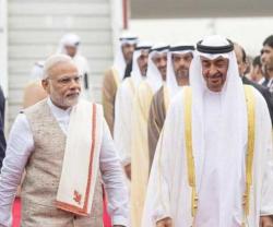 Abu Dhabi Crown Prince Starts 3-Day Visit to India