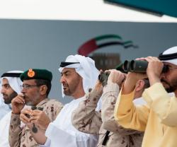 Abu Dhabi Crown Prince Attends Union Fortress Military Show