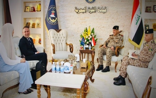 Iraq’s Naval Force Commander Receives Managing Director of Türkiye’s Galata Marine