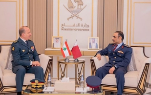 Qatar’s Minister of Defense, Chief of Staff Receive Commander of Lebanese Armed Forces